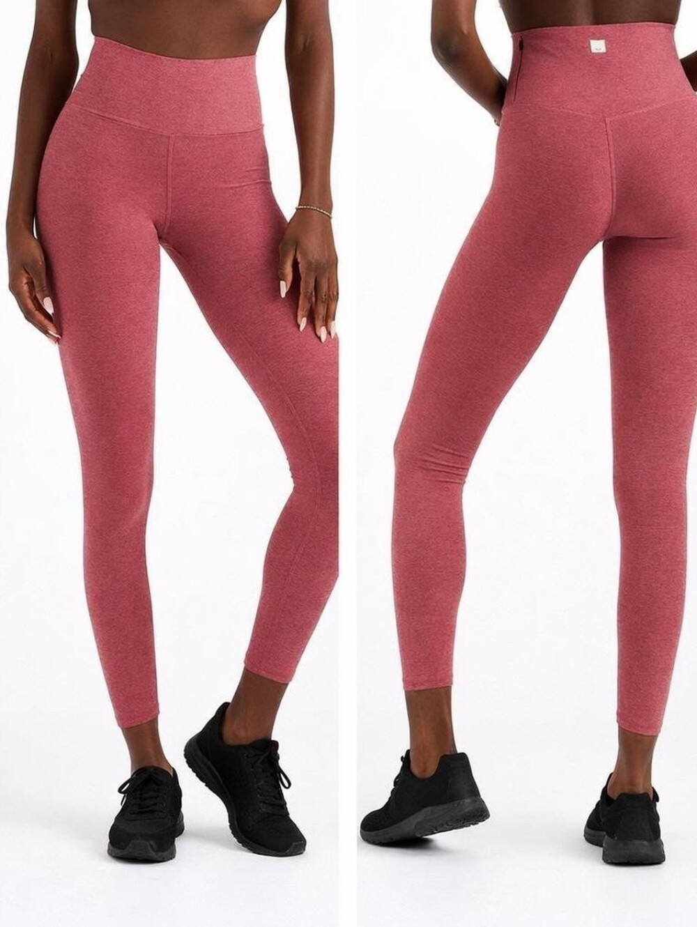 Vuori Women’s Clean Elevation Legging, Color - Desert Rose Heather Large NWT